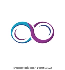 Colorful Creative Concept Infinity Logo Design Stock Vector (royalty 