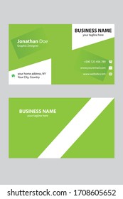 Colorful creative and corporate business card