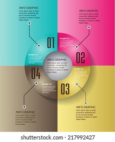 colorful creative design modern template for business internet website ,computer graphic , text box. button, Cycle. 