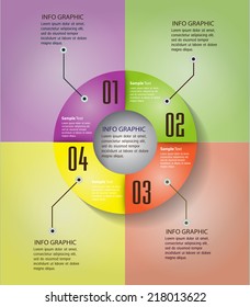 colorful creative design modern template for business internet website ,computer graphic , text box. button, Cycle. 