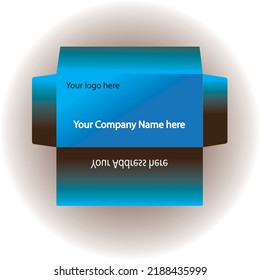 Colorful Creative Envelope Design.Change this color.