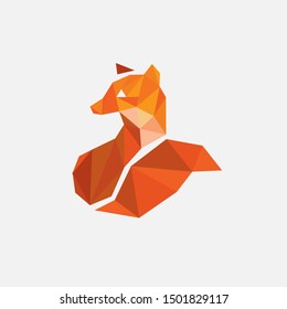 Colorful Creative Fox Logo Symbol Design Illustration