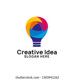 Creative Ideas Logo Icon Template Vector Stock Vector (Royalty Free ...