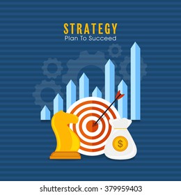 Colorful creative Infographic elements for professional Business growth, plans, ideas and strategy concept.