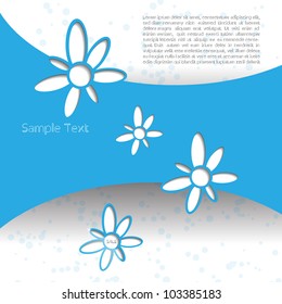 Colorful creative modern abstract editable vector background with spring pattern