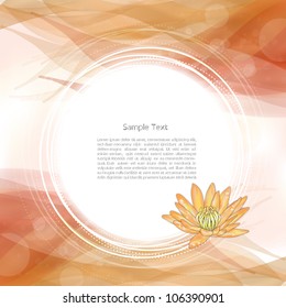 Colorful creative modern abstract vector background and speech bubbles with flower pattern