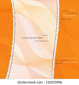 Colorful creative modern abstract vector torn paper design