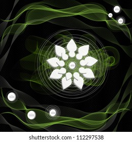 Colorful creative modern abstract vector background with speech bubbles