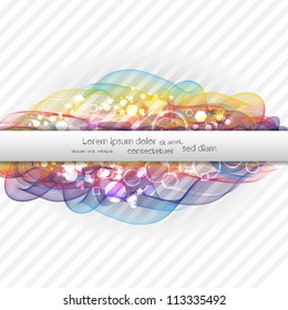 Colorful creative modern abstract vector background