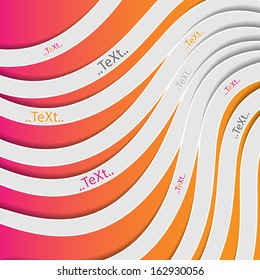 Colorful creative modern abstract vector background with lines