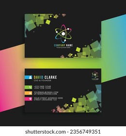 Colorful, Creative and Modern Business Card Design Template