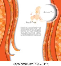 Colorful creative vector modern background with circle pattern