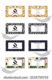 Colorful and creative Visiting Card Template.