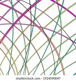 Colorful crossed lines abstract background. Pattern design for banner, poster, flyer, card, postcard, cover, brochure.