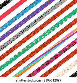 Colorful crossed strips lines  background