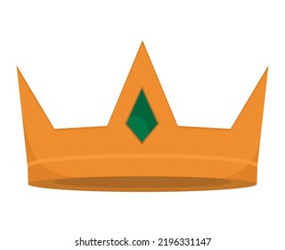colorful crown illustration with jewels