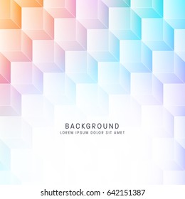 Colorful Cube Background