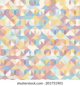 Colorful, Cube Geometric Seamless Pattern. Background. 
