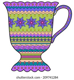 Colorful cup