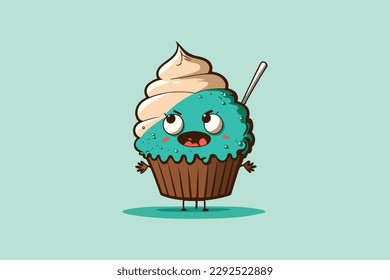 Diseño de ilustraciones en el vector de copas coloridas