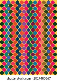 Colorful curtain design vector abstract background 