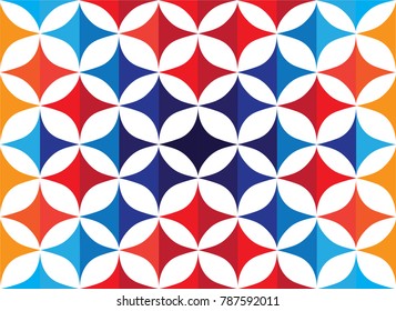 Colorful curve abstract background