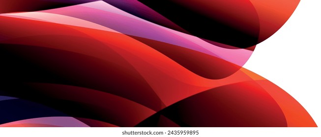 Colorful curve design concept. Vector Illustration For Wallpaper, Banner, Background, Card, Book Illustration, landing page