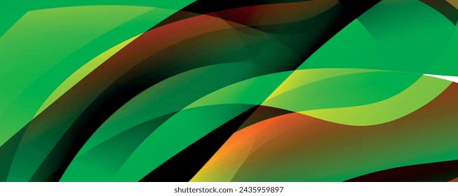 Colorful curve design concept. Vector Illustration For Wallpaper, Banner, Background, Card, Book Illustration, landing page