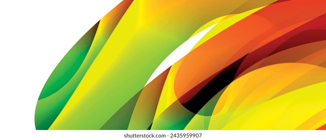 Colorful curve design concept. Vector Illustration For Wallpaper, Banner, Background, Card, Book Illustration, landing page