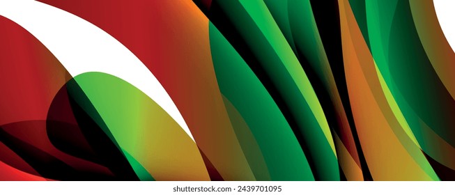Colorful curve design concept. Vector Illustration For Wallpaper, Banner, Background, Card, Book Illustration, landing page
