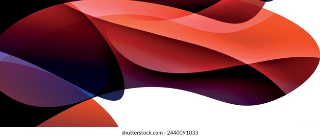 Concepto de diseño de curva colorida. Ilustración vectorial para fondo de pantalla, banner, fondo, tarjeta, ilustración de libro, página de destino