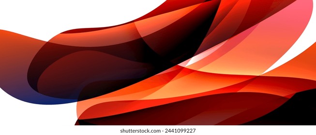 Colorful curve design concept. Vector Illustration For Wallpaper, Banner, Background, Card, Book Illustration, landing page