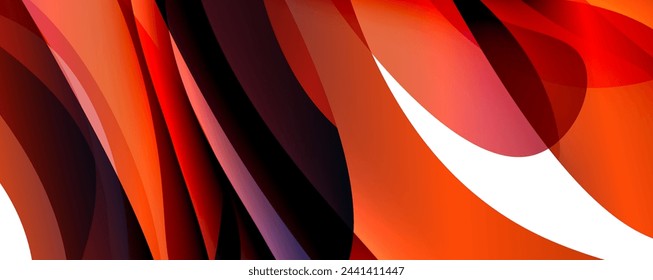Concepto de diseño de curva colorida. Ilustración vectorial para fondo de pantalla, banner, fondo, tarjeta, ilustración de libro, página de destino