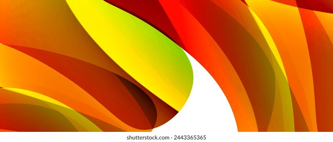 Concepto de diseño de curva colorida. Ilustración vectorial para fondo de pantalla, banner, fondo, tarjeta, ilustración de libro, página de destino