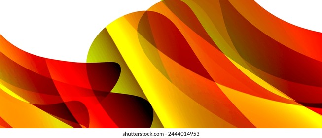 Colorful curve design concept. Vector Illustration For Wallpaper, Banner, Background, Card, Book Illustration, landing page
