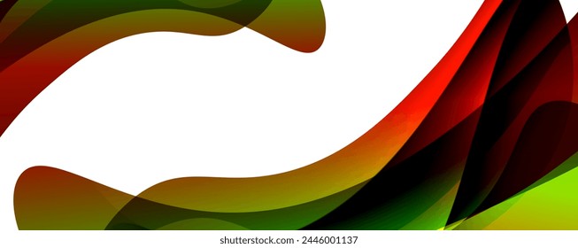 Colorful curve design concept. Vector Illustration For Wallpaper, Banner, Background, Card, Book Illustration, landing page