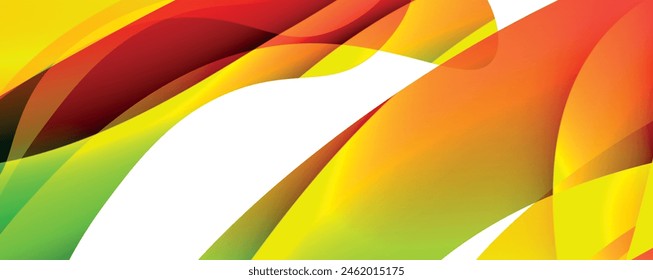 Colorful curve design concept. Vector Illustration For Wallpaper, Banner, Background, Card, Book Illustration, landing page