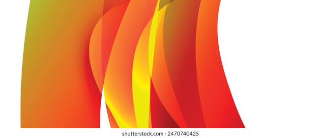 Concepto de diseño de curva colorida. Ilustración vectorial Para Fondo de pantalla, Anuncio, Fondo, Tarjeta, Ilustración de libro, página de destino