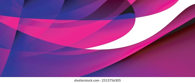 Farbiges Kurvenkonzept. Vektorgrafik für Tapete, Banner, Hintergrund, Karte, Buchgrafik, Landing Page