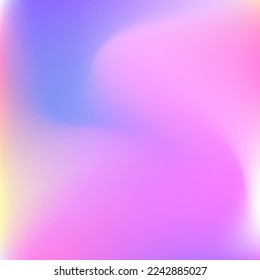 Colorful Curve Pink Blurred Fluid Wallpaper. Vivid Sky Light Wavy Pastel Swirl Gradient Mesh. Neon Bright Vibrant Dynamic Design Pic. Liquid Color Water Cold Multicolor Gradient Background.