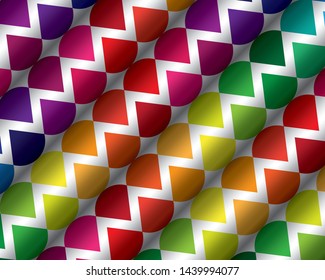 Colorful curve vector abstract background