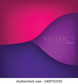 Colorful curve vector background overlap layer for design