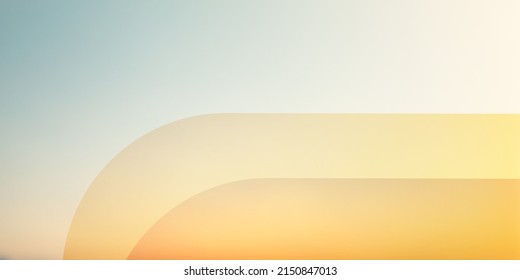 Colorful Curving Semi Transparent Lines - Minimalist Bright Abstract Geometric Gradient Background Composition in Editable Vector Format