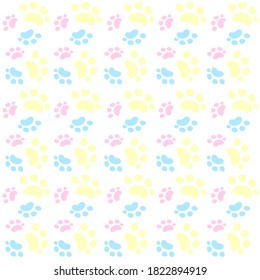 colorful cute baby and fish pattern for banner or brochure