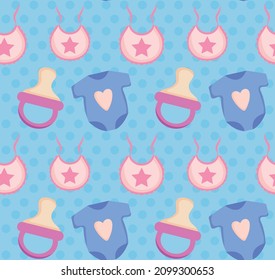colorful and cute baby pattern