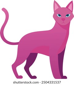 Colorful cute cat vector illustration design 1
