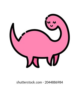 Colorful cute dinosaurs. illustration childish background for fabric, textile stock illustration