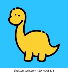 Colorful cute dinosaurs. illustration childish background for fabric, textile stock illustration