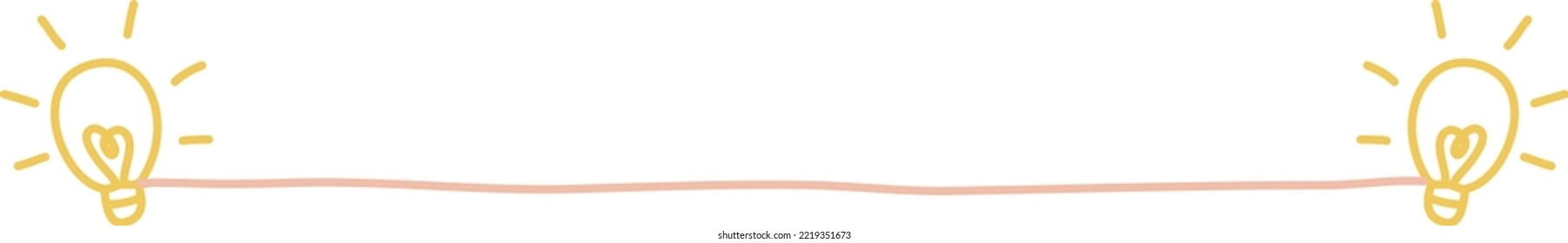 Colorful Cute Doodle Corner Border Vector Illustration