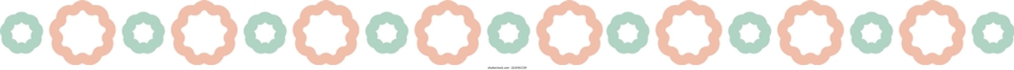 Colorful Cute Doodle Corner Border Vector Illustration